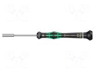 Screwdriver; precision; 6-angles socket; HEX 4.5mm WERA