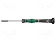 Screwdriver; precision; 6-angles socket; HEX 4mm WERA