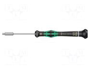 Screwdriver; precision; 6-angles socket; HEX 2.5mm WERA