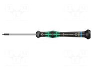Screwdriver; precision; hex key,spherical; HEX 1.3mm WERA