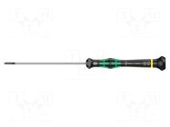 Screwdriver; precision; slot; 2x0.4mm; Kraftform Micro WERA
