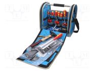 Kit: for assembly work; for electricians; case; 40pcs. BM GROUP