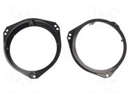 Speaker frame; 165mm; BMW,Mercedes,Nissan,Opel,Renault; 2pcs. ACV