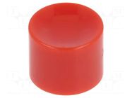 Button; Illumin: none; Body: red; ABS; MPA KNITTER-SWITCH