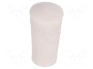 Cap; ATE; push-in; PVC; Body: white; Illumin: none KNITTER-SWITCH