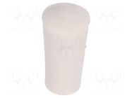 Cap; ATE; push-in; PVC; Body: white; Illumin: none KNITTER-SWITCH
