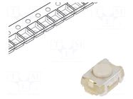 Microswitch TACT; SPST-NO; Pos: 2; 0.05A/12VDC; SMT; 1.57N; 2mm E-SWITCH