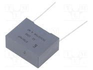 Capacitor: polypropylene; R75; 120nF; 26.5x11x20mm; THT; ±5% KEMET