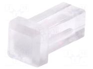 Fiber for LED; 3.2x3.2mm; L: 5mm; square; Front: flat; straight MENTOR