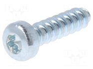 Fixation screw; Fixing Screw Plastic-2,2 x 8-T6 HARTING