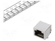 Connector: RJ45; socket; PIN: 8; gold-plated; 8p8c; on PCBs; SMT PHOENIX CONTACT