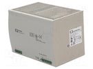 Power supply: switched-mode; for DIN rail; 480W; 48VDC; 10A; 90% XP POWER