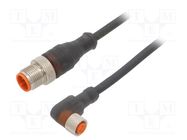 Connection lead; PIN: 3; 3m; plug; 4A; -25÷80°C; Insulation: PUR LUMBERG AUTOMATION