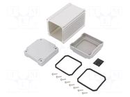 Enclosure: shielding; X: 65.8mm; Y: 110mm; Z: 65.8mm; aluminium; IP67 TAKACHI