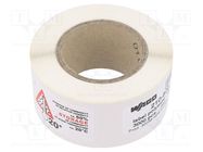 Label; 9mm; 15mm; white; self-adhesive; -40÷150°C WAGO