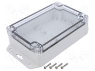 Enclosure: multipurpose; X: 100mm; Y: 150mm; Z: 45mm; ZP; ABS; IP67 KRADEX