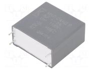 Capacitor: polypropylene; DC-Link; 8uF; THT; ESR: 8.7mΩ; C4AQ-P; ±5% KEMET