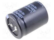 Capacitor: electrolytic; SNAP-IN; 470uF; 450VDC; Ø35x45mm; ±20% Elite