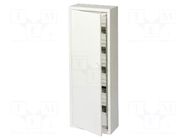 Enclosure: for modular components; IP30; light grey; steel; WRP ETI POLAM