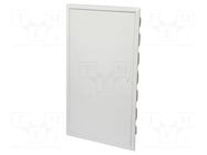 Enclosure: for modular components; IP40; plaster embedded; white ETI POLAM