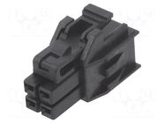 Connector: wire-board; plug; female; PIN: 4; Nano-Fit; UL94V-0; 2x2 MOLEX