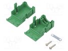 Accessories: case; ways: 4; straight; for cable; green; Mat: ABS PHOENIX CONTACT