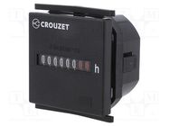 Counter: electromechanical; working time; mechanical indicator CROUZET