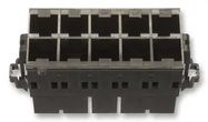 CONN HOUSING, RCPT, 8POS, 10MM