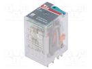Relay: electromagnetic; 4PDT; Ucoil: 48VDC; Icontacts max: 6A ABB
