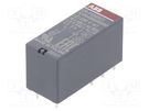 Relay: electromagnetic; SPDT; Ucoil: 230VAC; 16A; max.250VAC; PCB ABB