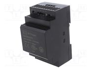 Power supply: switched-mode; for DIN rail; 60W; 15VDC; 4A; 89% XP POWER