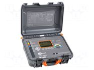 Meter: grounding resistance; LCD; 200mA; 0÷19.9kΩ; IP54,IP67 SONEL
