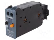 Latching block; Size: S0; Leads: screw terminals; front; 3RT20 SIEMENS
