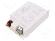 Power supply: switching; LED; 40W; 30÷54VDC; 900mA; 198÷264VAC TRIDONIC