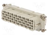 Connector: HDC; contact insert; female; EPIC H-D; PIN: 64; 64+PE LAPP