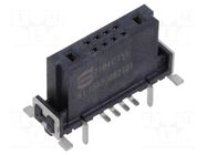 Connector: PCB to PCB; socket; female; PIN: 10(2+8); straight HARTING