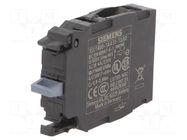 Contact block; 22mm; front fixing; screw terminals; SIRIUS ACT SIEMENS