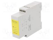 Module: safety relay; Usup: 230VAC; OUT: 2; for DIN rail mounting FINDER