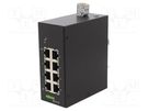 Switch Ethernet; unmanaged; Number of ports: 8; 9÷57VDC; RJ45; 6W WAGO