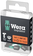 867/1 IMP DC TORX® DIY Impaktor bits, 10 x TX 15x25, Wera