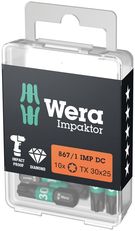 867/1 IMP DC TORX® DIY Impaktor bits, 10 x TX 30x25, Wera