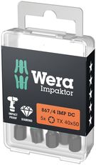 867/4 IMP DC TORX® DIY Impaktor bits, 5 x TX 40x50, Wera