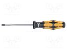 Screwdriver; slot; for impact,assisted with a key; 3,5x0,6mm WERA
