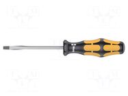 Screwdriver; for impact,assisted with a key; slot; 3.5x0.6mm WERA