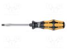Screwdriver; slot; for impact,assisted with a key; 4,5x0,8mm WERA