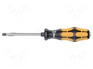 Screwdriver; for impact,assisted with a key; slot; 4.5x0.8mm WERA