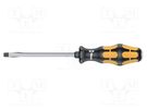 Screwdriver; slot; for impact,assisted with a key; 7,0x1,2mm WERA