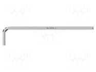 Wrench; Hex Plus key,spherical; HEX 5mm; Overall len: 160mm WERA