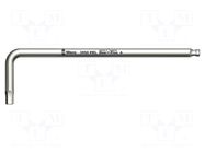 Wrench; Hex Plus key,spherical; HEX 1.5mm; Overall len: 90mm WERA