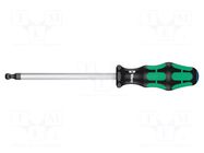 Screwdriver; hex key,spherical; HEX 8mm; Blade length: 150mm WERA